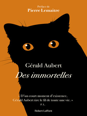 cover image of Des immortelles
